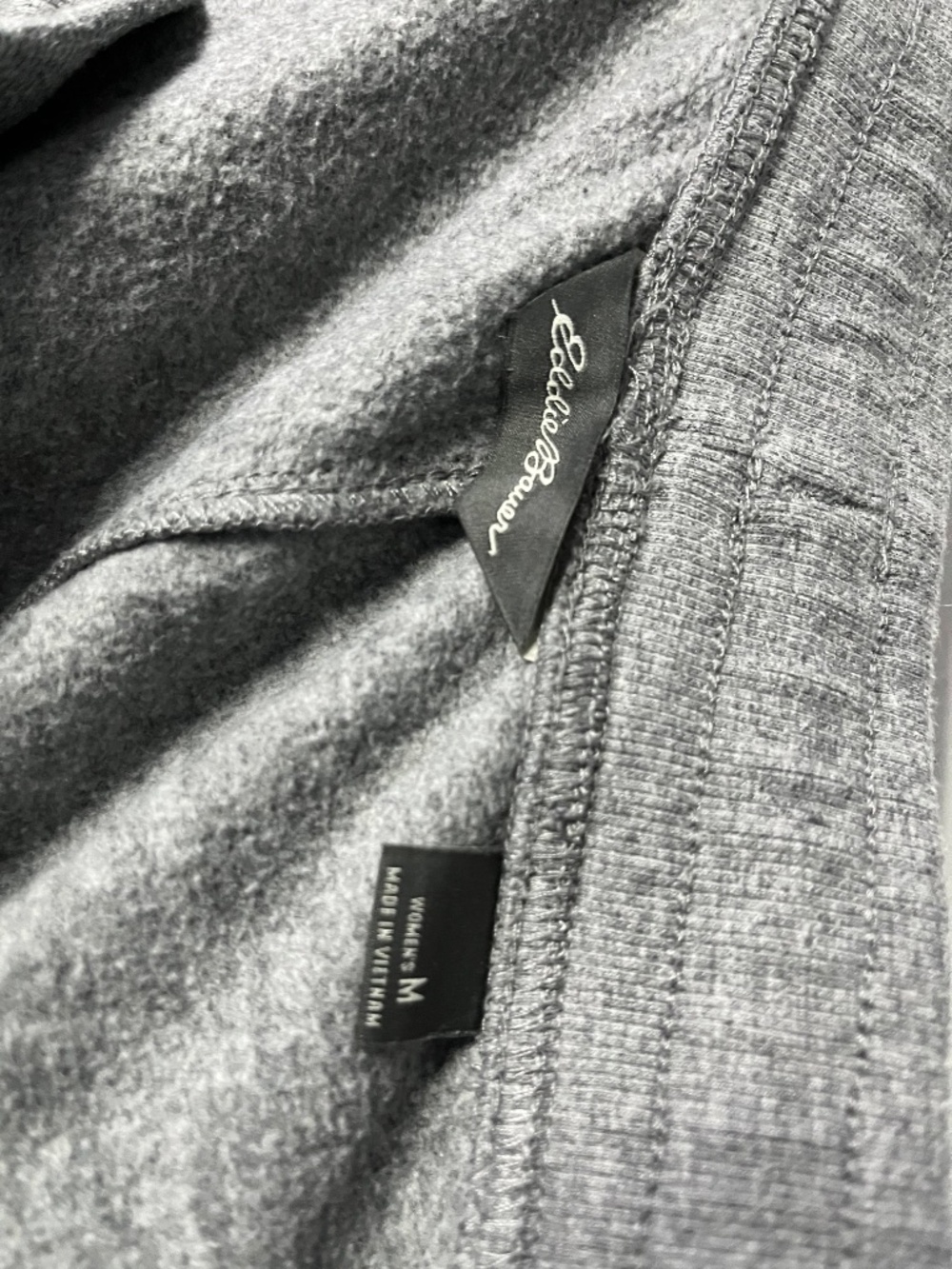 Eddie Bauer Grey Fleece Sweatpants - Picture 3 of 3